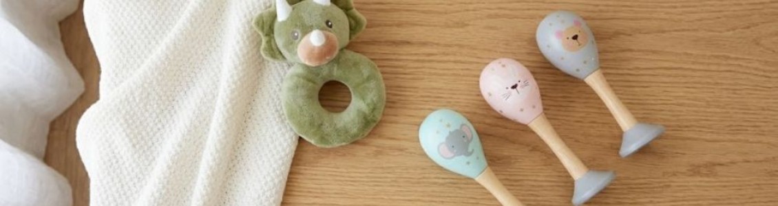 Rattles Squeekers and Teethers