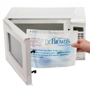 Dr Browns Microwave Sterilising Bags 5pk Dr Browns Microwave Sterilising Bags 5pk