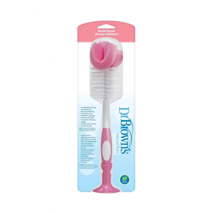 Dr Brown's Bottle and Teat Brush Pink