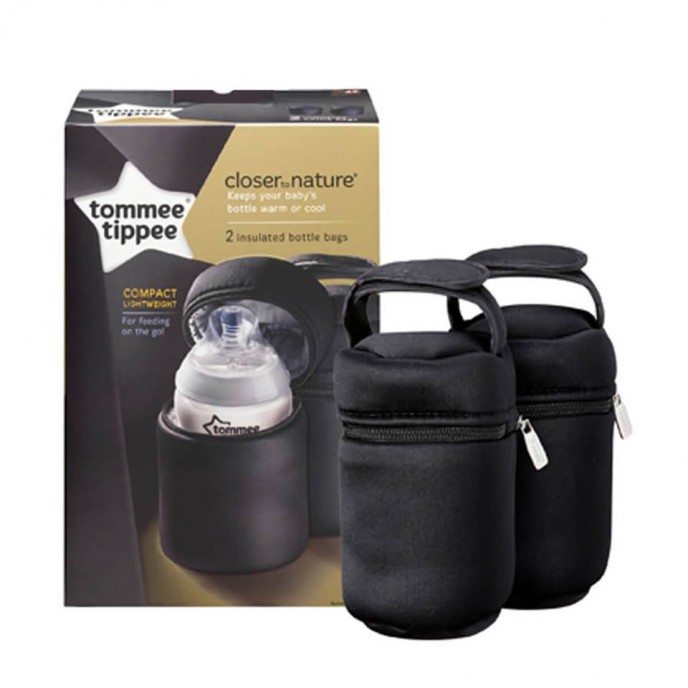 Tommee Tippee Insulated Bottle Carriers 2pk