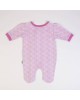 Babygrow Cotton Pink Flowers