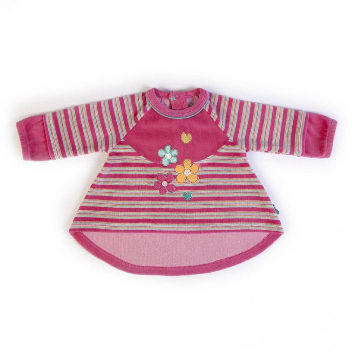 Girls 2pc Set Long Sleeve Flower T-Shirt & Jeans