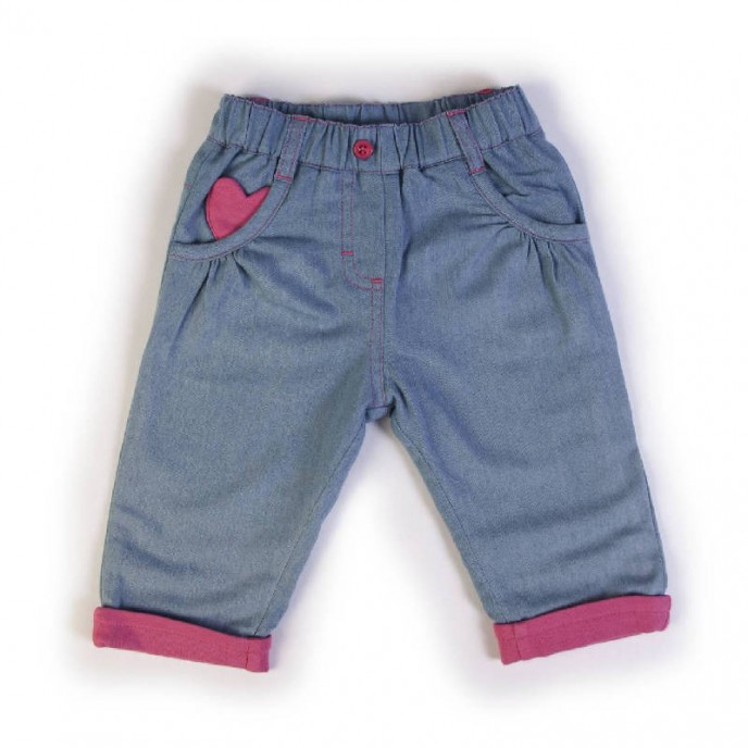 Girls 2pc Set Long Sleeve Flower T-Shirt & Jeans