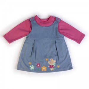 Long Sleeve Tee and Denim Dress Flowers 3m Long Sleeve Tee and Denim Dress Flowers 3m