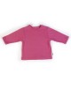 Girls 2pc Set Long Sleeve Fuchsia T-Shirt & Denim Dress