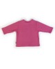 Girls 2pc Set Long Sleeve Fuchsia T-Shirt & Denim Dress