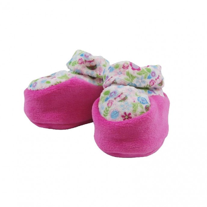 Padded Booties Pink Floral