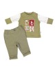 Boys 2pc Set Long Sleeve Robot  T-Shirt & Pants