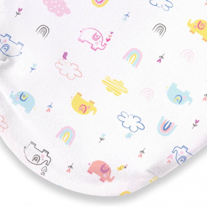 Summer Swaddle Me 0/3m Elephant Rainbow