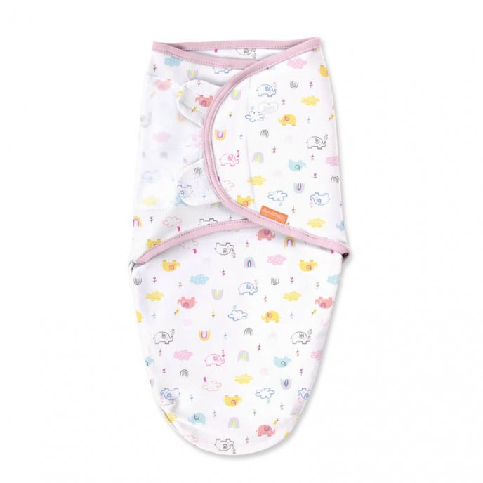 Summer Swaddle Me 0/3m Elephant Rainbow