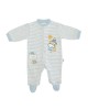 Babygrow Cotton Giraffe Blue