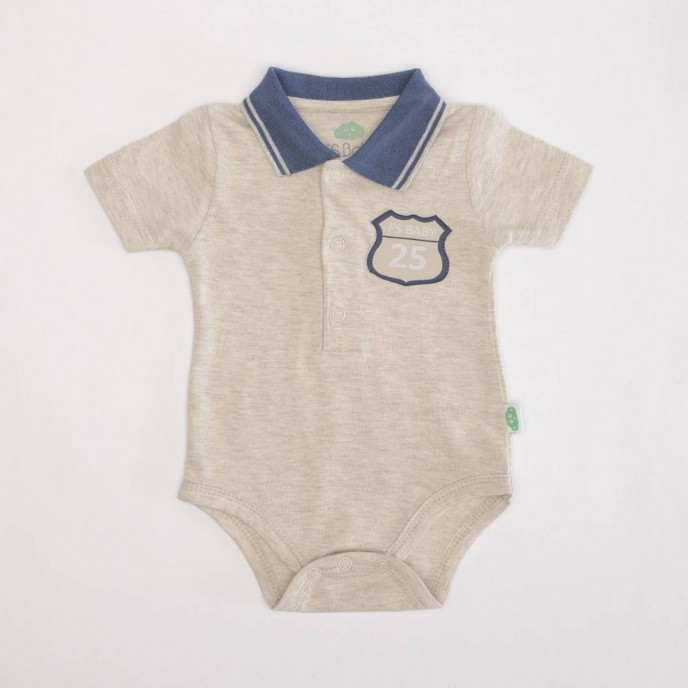 Set 2pc Body & Shorts Ecru Denim Set 2pc Body & Shorts Ecru Denim