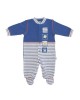 Babygrow Cotton Stripes Sea