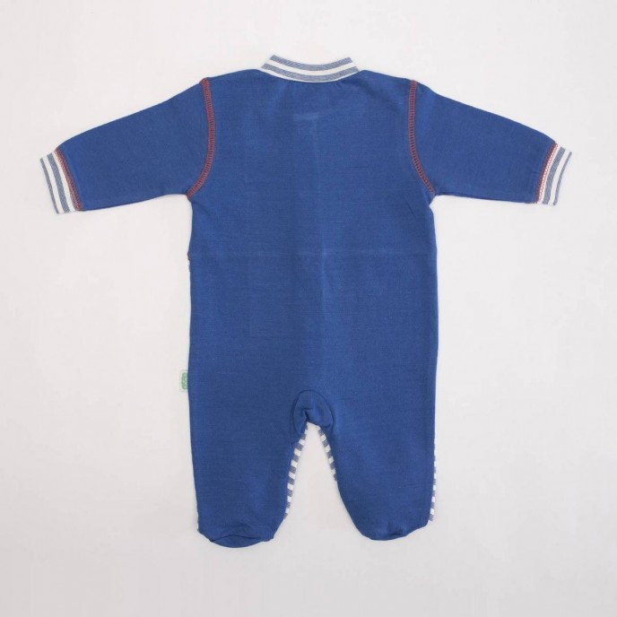 Babygrow Cotton Stripes Sea Babygrow Cotton Stripes Sea