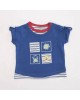 Set 2pc Tshirt & Shorts Blue Sea