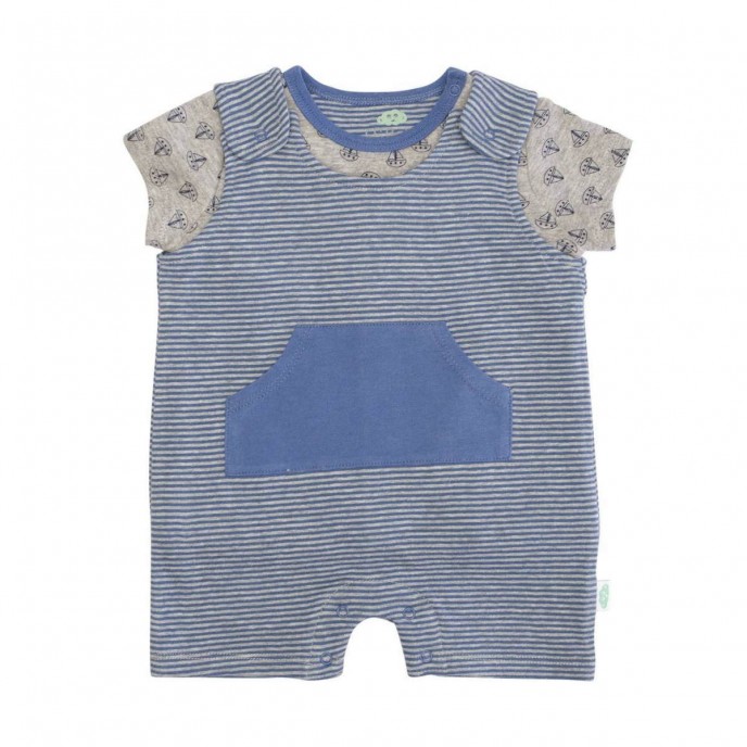 Set 2pc Tshirt & Romper Boat