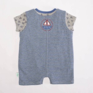 Set 2pc Tshirt & Romper Boat Set 2pc Tshirt & Romper Boat