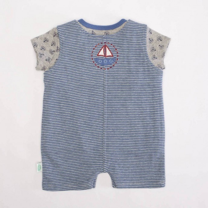 Set 2pc Tshirt & Romper Boat Set 2pc Tshirt & Romper Boat
