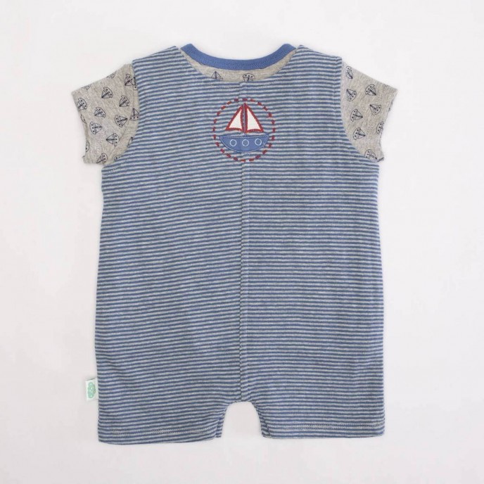 Set 2pc Tshirt & Romper Boat