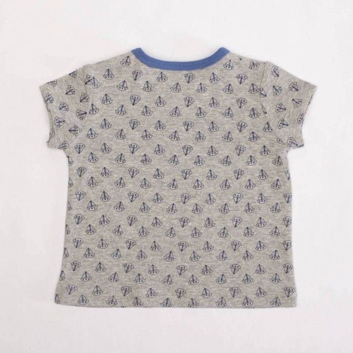 Set 2pc Tshirt & Romper Boat Set 2pc Tshirt & Romper Boat