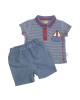 Set 2pc Polo & Shorts Boat