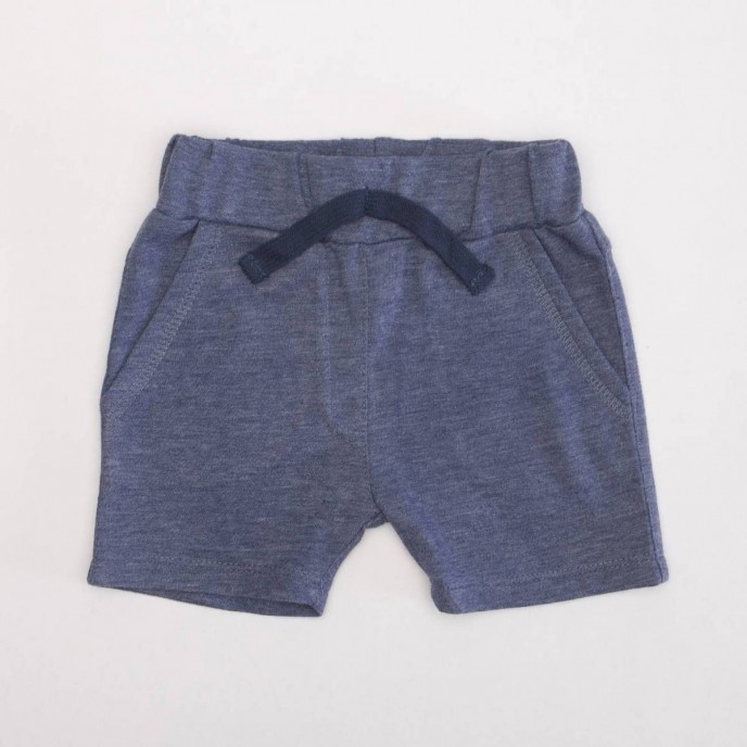Set 2pc Polo & Shorts Denim Set 2pc Polo & Shorts Denim