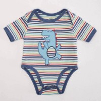 Body Vests Short Sleeve 2pc Little Dino