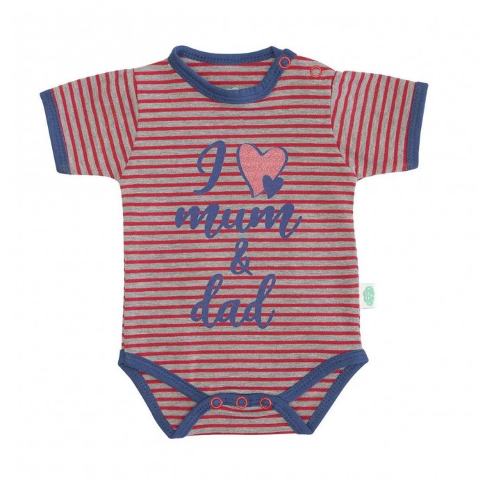 Bodyvest Love Mum & Dad Red Stipes