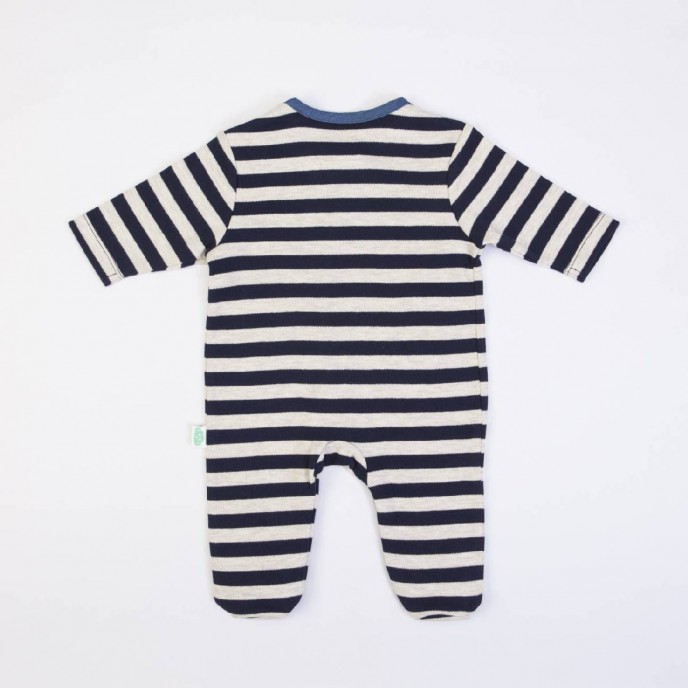 Babygrow Velour Cool Baby Navy Babygrow Velour Cool Baby Navy