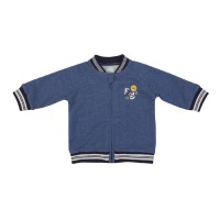 Zipper Cardigan Navy 3m