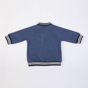 Zipper Cardigan Navy 3m