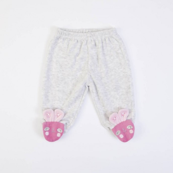 Girls 2pc Set Legging + Shirt Panda Pink/Grey