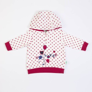 Hoodie and Jeans Set Red Hearts 6m Hoodie and Jeans Set Red Hearts 6m