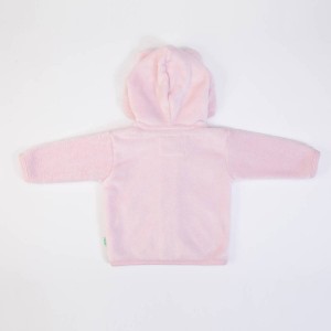 Hooded Cardigan Fleece Pink 1M+ Hooded Cardigan Fleece Pink 1M+