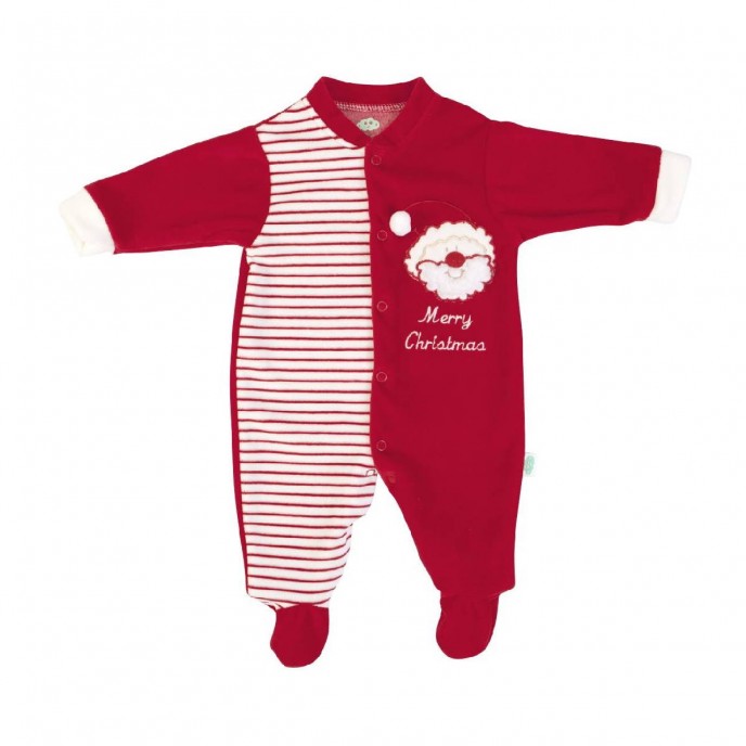 Babygrow Velour Merry Christmas 