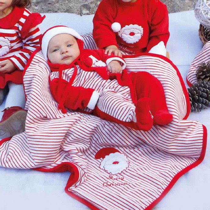 Babygrow Velour Merry Christmas 