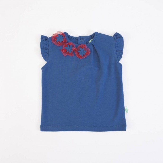 Set 2pc Tshirt & Leggings Red Flowers Set 2pc Tshirt & Leggings Red Flowers