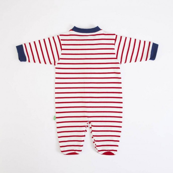 Babygrow Cotton Red Fish Babygrow Cotton Red Fish