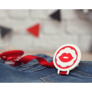 Kiokids Soother Holder Mrs.Lips