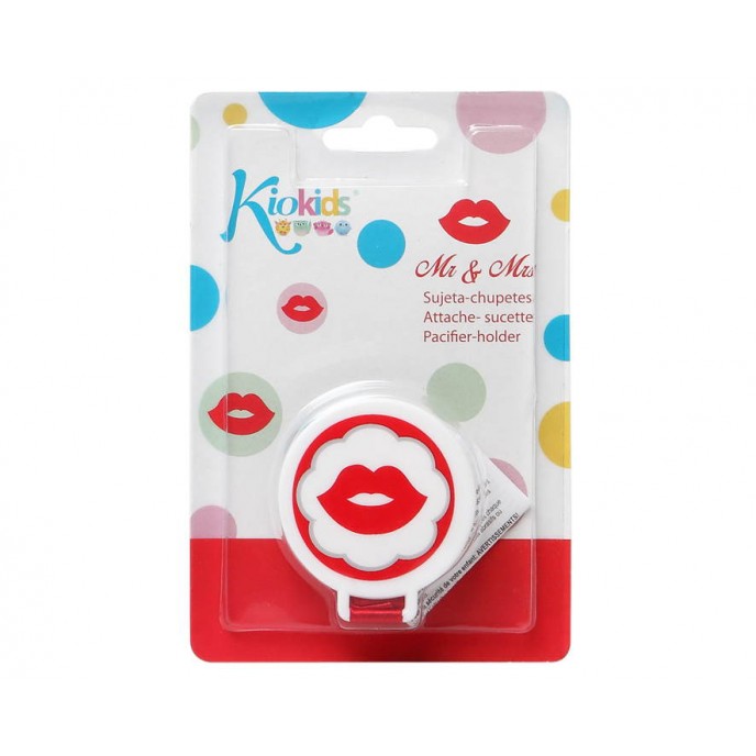 Kiokids Soother Holder Mrs.Lips