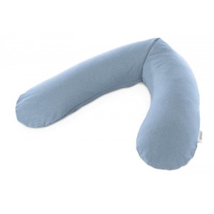 Theraline Maternity & Nursing Pillow Original Bamboo Melange Blue Gray Theraline Maternity & Nursing Pillow Original Bamboo Melange Blue Gray