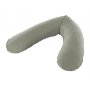 Theraline Maternity & Nursing Pillow Original Bamboo Melange Green Gray Theraline Maternity & Nursing Pillow Original Bamboo Melange Green Gray