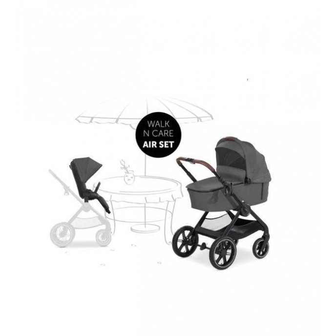 Hauck Travel System Walk n Care Dark Grey