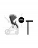 Hauck Travel System Walk n Care Dark Grey