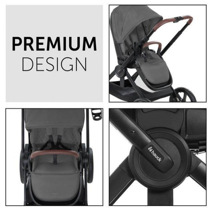 Hauck Travel System Walk n Care Dark Grey