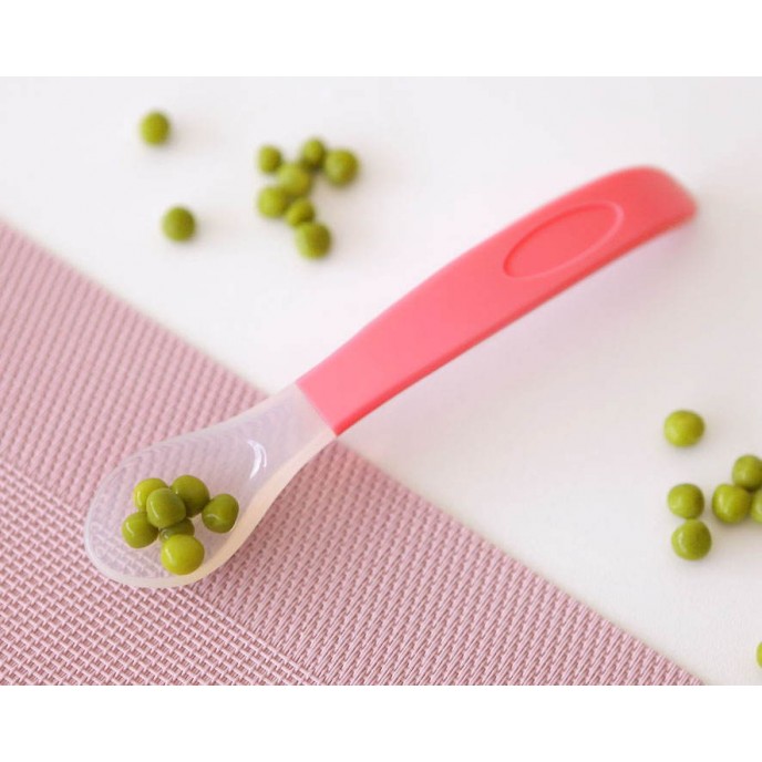 Kiokids Silicone Spoon Step 2 Pink