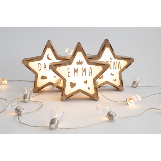 Vintiun Personalised Light up Star