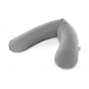 Theraline Maternity & Nursing Pillow Original Bamboo Melange Mid Gray Theraline Maternity & Nursing Pillow Original Bamboo Melange Mid Gray