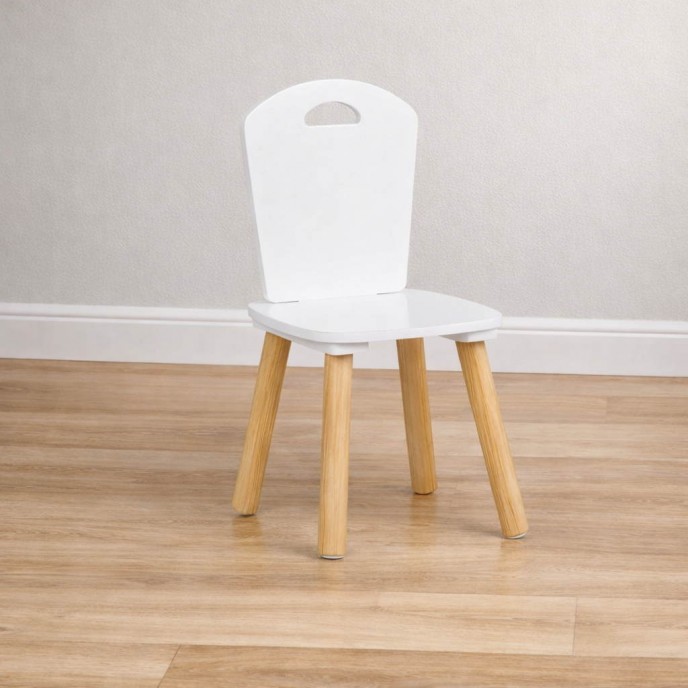 Chipolino Wooden Table and Chairs White