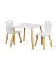 Chipolino Wooden Table and Chairs White